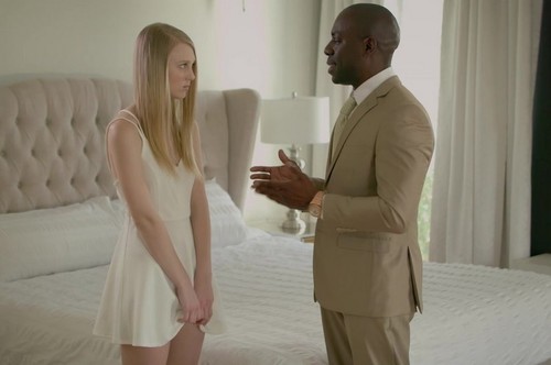 Lily Rader - Blonde Teen Punished and Dominated by Black Man.